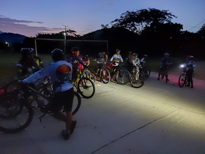 The Master Bike Club at dawn.